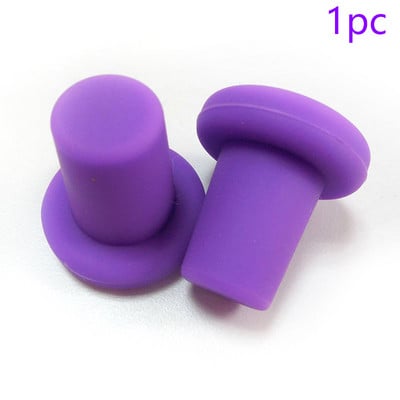 1/6 бр. Силиконова капачка за бутилка бира Повторно използване Практична цветна без течове за вино Бутилка за бира Напитка Новост Уплътнител Капак за тапа