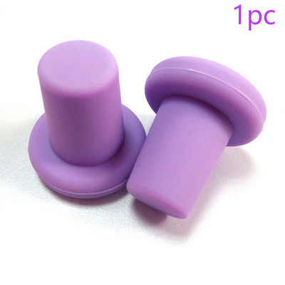 1/6 бр. Силиконова капачка за бутилка бира Повторно използване Практична цветна без течове за вино Бутилка за бира Напитка Новост Уплътнител Капак за тапа