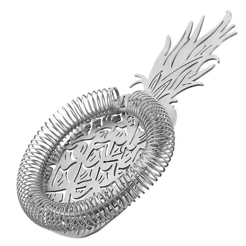 Kreativni dizajn Cjedilo za koktele Bar Cjedilo od nehrđajućeg čelika Dizajn u obliku tigra/ananasa