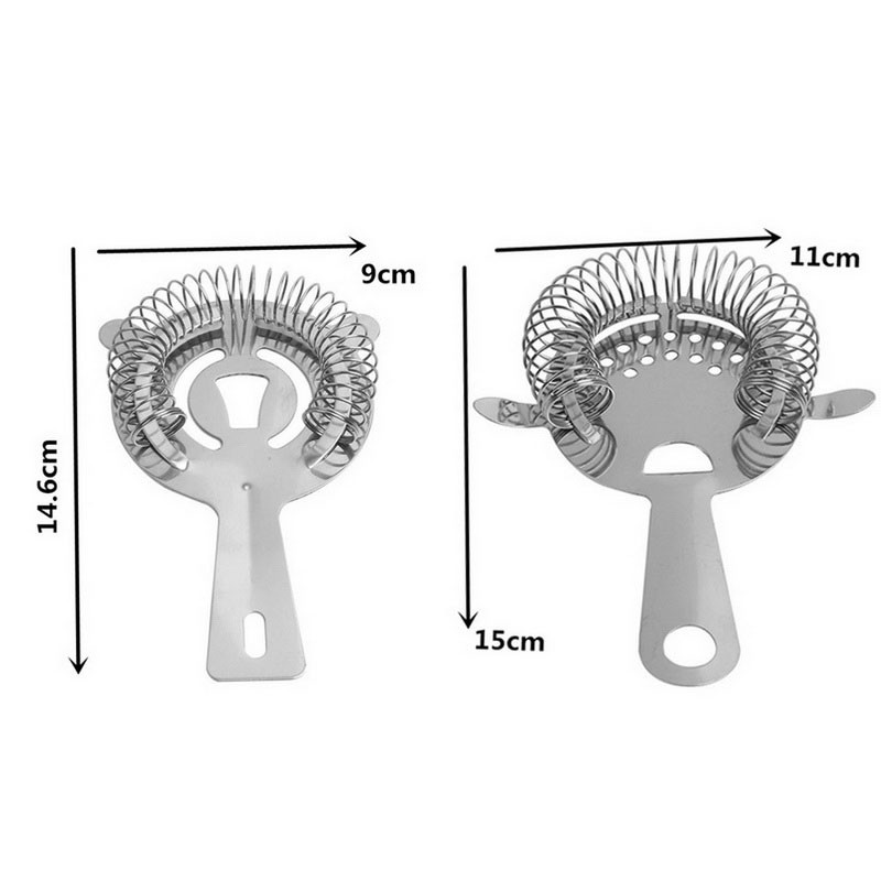 Прибори за хранене Коктейл Шейкър Филтър за лед Цедка Аксесоари за барове Инструменти за бара Джаджи Неръждаема стомана