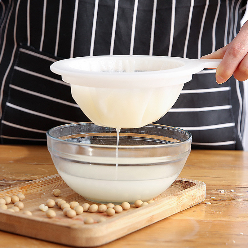 38/75/150 микрона Найлонова филтърна лъжица Кухня Соево мляко Кафе Кисело мляко Мрежест филтър Бар Цедки Филтър за варене на бира Инструменти Гевгири