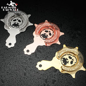 Filtru Cocktail Bar Placat cu cupru Placat cu aur Nouă strecurătoare pentru gheață Instrument pentru bar Argint/Cupru/Aur