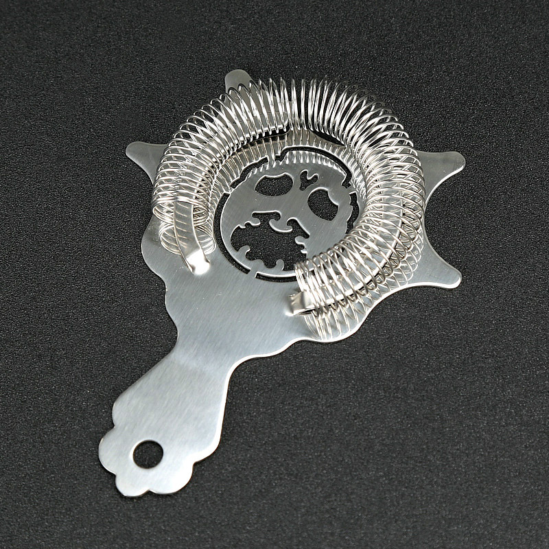 Filtru Cocktail Bar Placat cu cupru Placat cu aur Nouă strecurătoare pentru gheață Instrument pentru bar Argint/Cupru/Aur