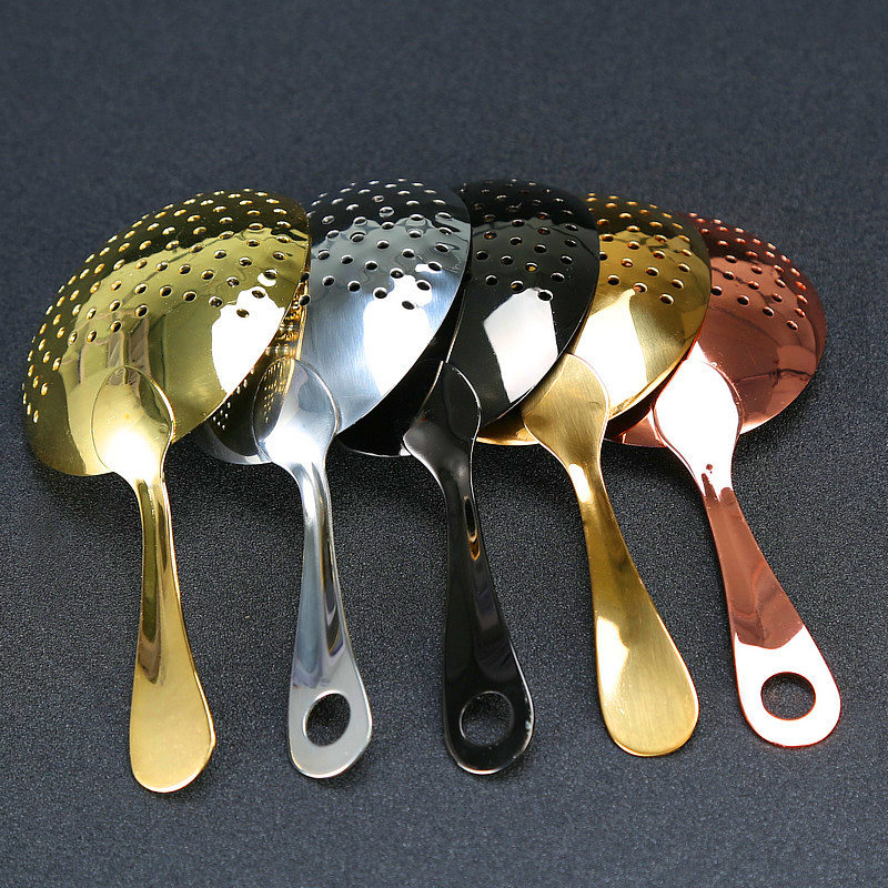 Julep Bar Коктейл Цедка 304 Неръждаема стомана Julep Цедка Барман Коктейл Шейкър Цедка за вино Лед Смесени барове