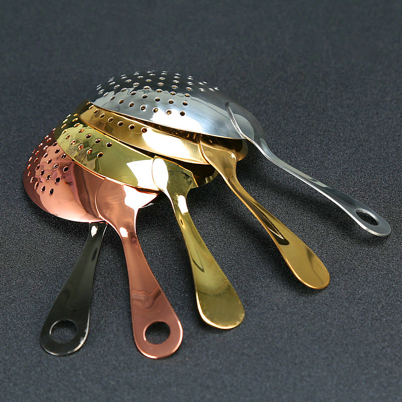 Julep Bar Коктейл Цедка 304 Неръждаема стомана Julep Цедка Барман Коктейл Шейкър Цедка за вино Лед Смесени барове