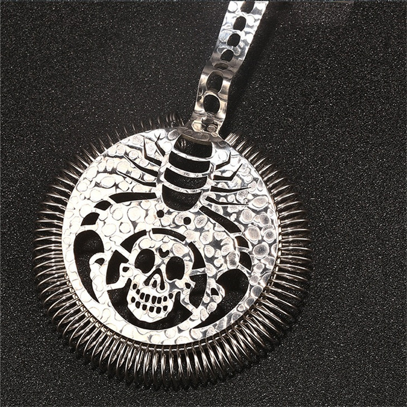 Hawthorn kokteiļu sietiņš nerūsējošā tērauda stieņa sietiņš Profesionāli bāra rīki Bārmeņa stieņa stieple jaukta dzēriena ledus sietiņš