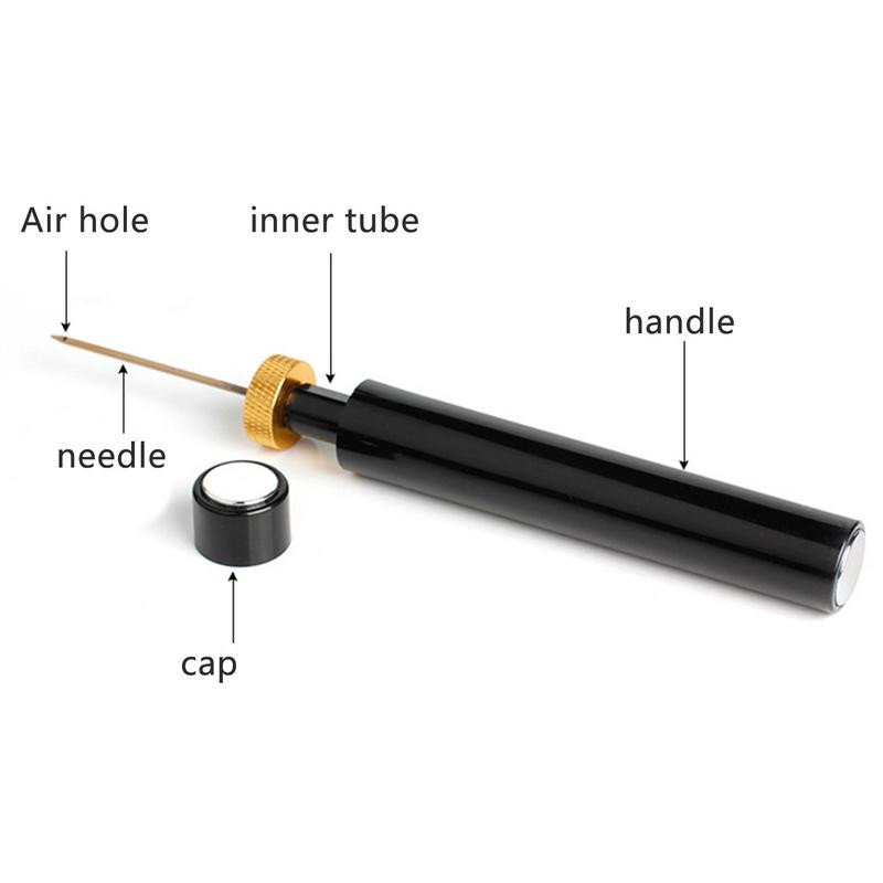 Въздушна помпа Отварачка за бутилки вино Отварачки за шампанско Пневматичен тирбушон Безопасен щифт от неръждаема стомана Инструмент за премахване на тапа Кухненски бар инструмент