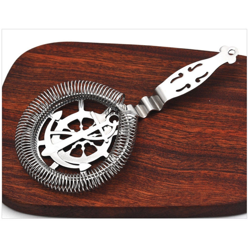 Nerūsējošā tērauda stieņu sietiņš bārmeņu darbam ar augstāku filtrēšanas efektivitāti, izturīgu stiepļu jauktu dzērienu bārmeņa bārmeņa izstrādājumu dāvana