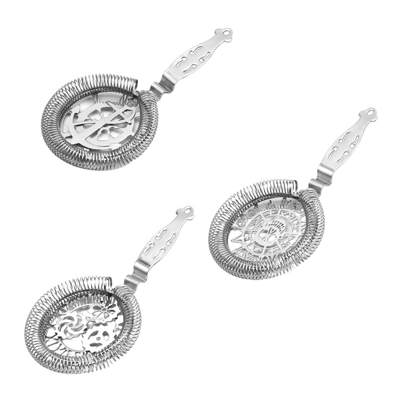 Nerūsējošā tērauda stieņu sietiņš bārmeņu darbam ar augstāku filtrēšanas efektivitāti, izturīgu stiepļu jauktu dzērienu bārmeņa bārmeņa izstrādājumu dāvana