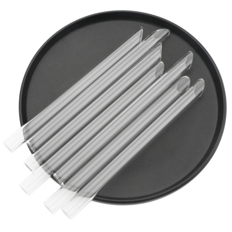 Augsta borosilikāta stikla salmiņi, taisni atkārtoti lietojami dzeramie salmiņi, Boba burbuļi, tēja, piens, kokteiļi, augļu kokteiļi bāra piederumi