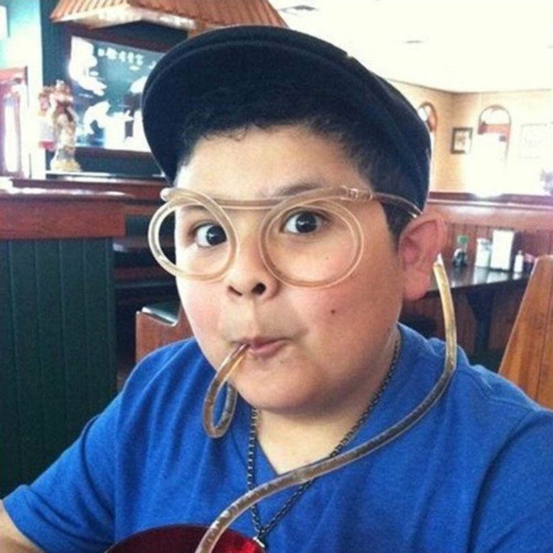 Забавни меки сламени чаши Пластмасови сламки за пиене Уникална гъвкава тръба за пиене Детски принадлежности за рожден ден Аксесоари