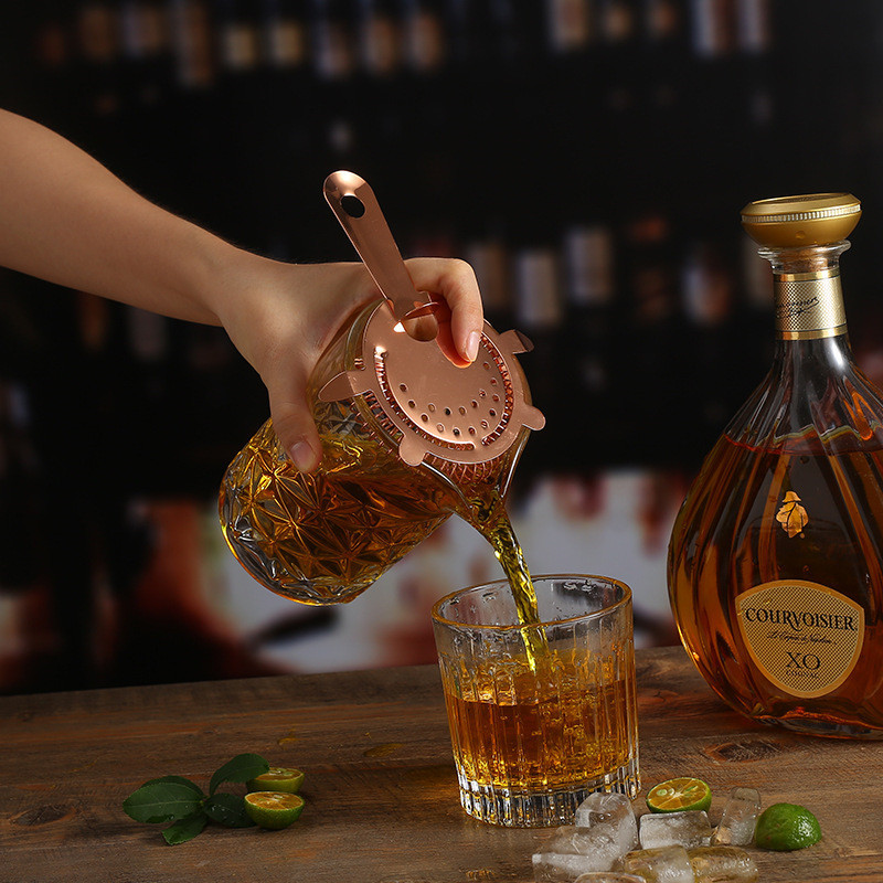 2 stilu nerūsējošā tērauda stieņu kokteiļu atsperu sietiņš Julep Vīna dzēriens Ledus kubs Filtrs Bārmenis Virtuves Bāra piederumi