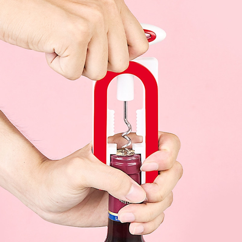 Pudeļu attaisāmais korķviļķis viesmīļa draugs vīna attaisāmais radošais pudeļu attaisāmais bārs Dropshipping