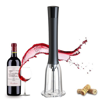 Deschizător de sticle de vin cu presiune de aer, tirbușon, tăietor de folie, instrument de îndepărtare ușoară Deschizător de sticle de vin, instrument de scoatere a plută, deschizător de sticle