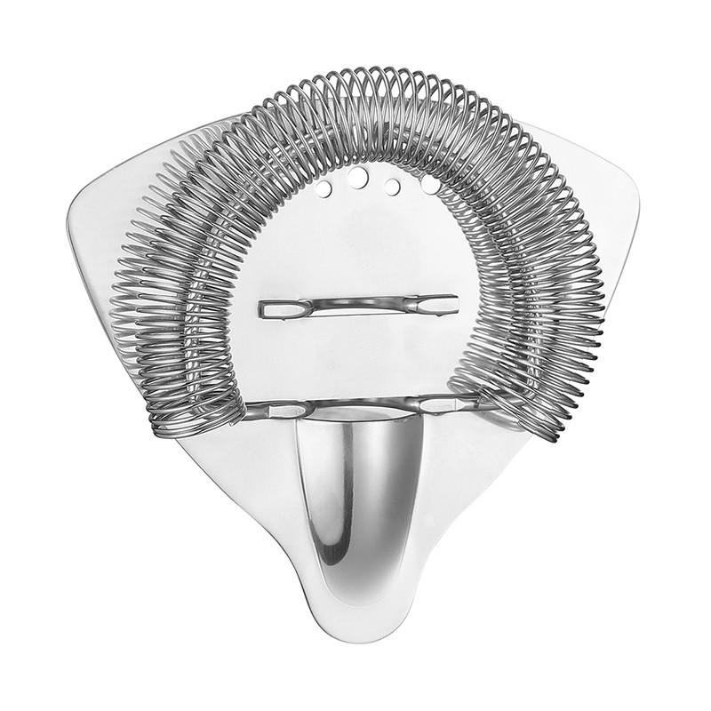 Триъгълна цедка за коктейли Hawthorne Цедка за коктейли - цедка от неръждаема стомана за домашни или професионални бармани