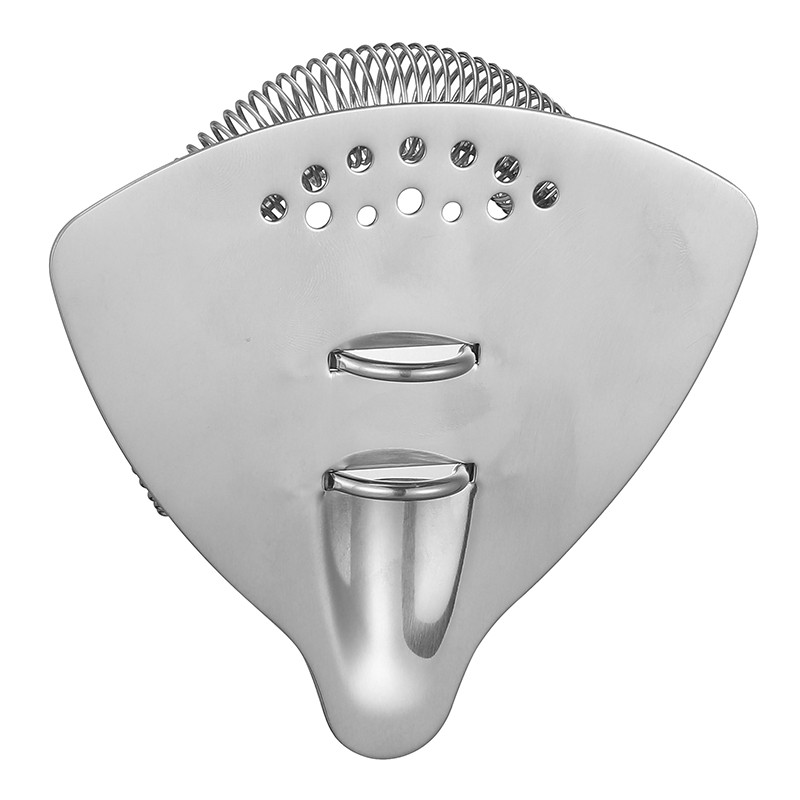 Триъгълна цедка за коктейли Hawthorne Цедка за коктейли - цедка от неръждаема стомана за домашни или професионални бармани