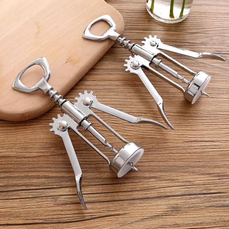 Отварачка за вино Професионални сервитьори Отварачка за бутилки с тирбушон и нож за фолио Подарък за любителите на виното Барове