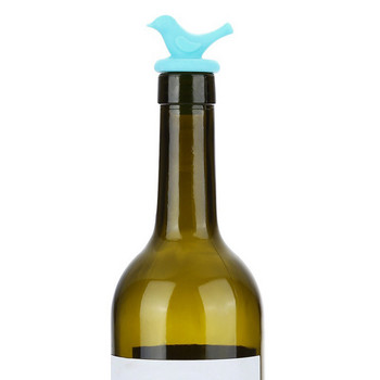 Πώμα κρασιού Creative Bird Design 1 τεμ. Πώμα πώματος κρασιού σιλικόνης από φελλό Πώμα κάλυμμα φιαλών Πώμα φιαλών Πώμα φιάλης Πώμα εκχύλισης κρασιού