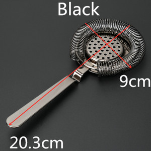 Rúdszűrő Rugós koktélszűrő Rozsdamentes acél Deluxe szűrő Rúdszerszámok Barware