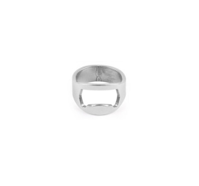 Многофункционална отварачка с форма на пръстен от неръждаема стомана Отварачка за бирени бутилки против наранявания Преносим инструмент за барман