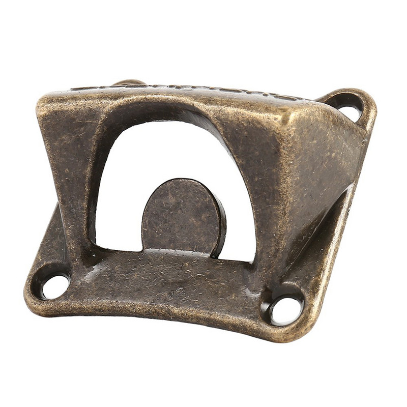 Винтидж бронзова монтирана на стена вино, бира, сода, капачка за бутилки, отварачка, аксесоари за бара, отварачка за бирени бутилки, консумативи за кухненски аксесоари