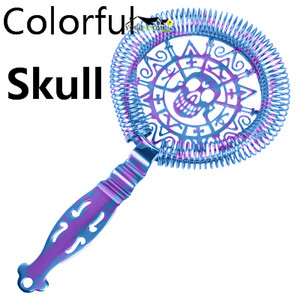 Skull And Mechanical Watch Bar Filtru de cocktail Filtru de gheață Sârmă Băutură amestecată Oțel inoxidabil Barman Barware