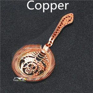 Skull And Mechanical Watch Bar Filtru de cocktail Filtru de gheață Sârmă Băutură amestecată Oțel inoxidabil Barman Barware