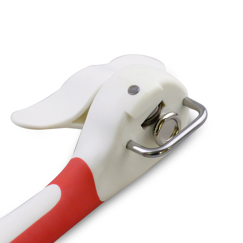 Cuțit din plastic de siguranță pentru cutii Capac tăiat lateral profesional Deschidetor manual cu prindere ușoară Deschizător de conserve acționat manual Instrument de bucătărie