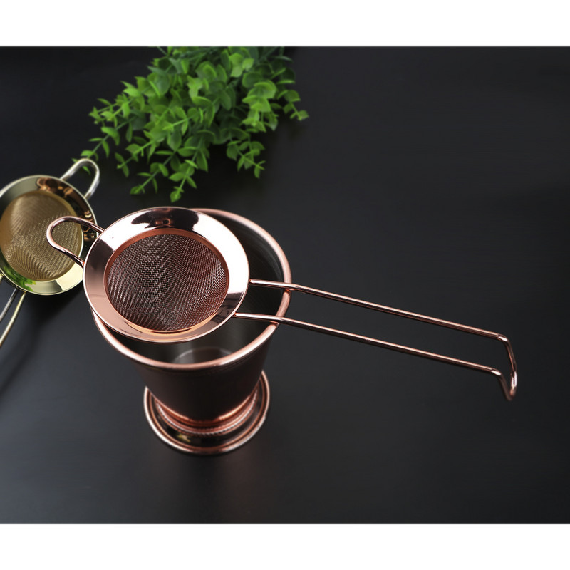 Miltų kiaurasamtis Sifter nerūdijančio plieno vielos smulkaus tinklelio sietelis strypas Įrankiai Kokteilių sietelis Maisto filtras