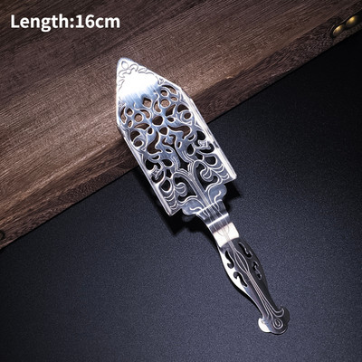 Absinta karotes kokteiļu sietiņš no nerūsējošā tērauda Deluxe sietiņa stieņa instrumenti