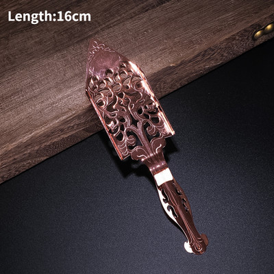 Absinta karotes kokteiļu sietiņš no nerūsējošā tērauda Deluxe sietiņa stieņa instrumenti