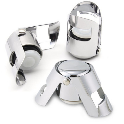 1PC capac de sticla din oțel inoxidabil șampanie, vin roșu, gel de silice, capac de conservare, dop de vin, instrument de bar de bucătărie