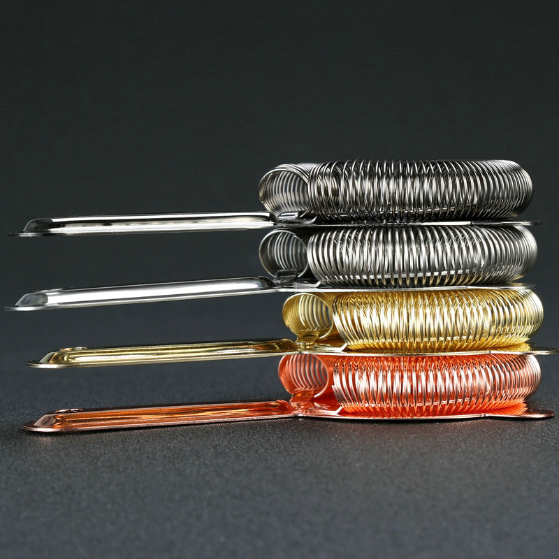 Baro kokteilių sietelis Variu dengtas paauksuotas naujas ledo koštuvas baro įrankis Sidabrinė/vari/auksinė skardinė