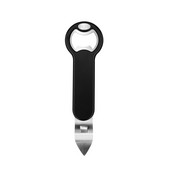 Отварачка за бутилки с магнитна капачка 2 в 1 уловител, прикрепен към хладилника за лесно съхранение Отварачка за бира от KITCHENDAO