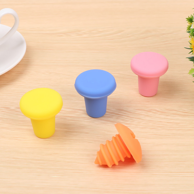 1 бр. Силиконова запушалка за бутилка вино, бира, шампанско, напитка, уплътнител, щепсел, уплътнение на бара, аксесоари за кухненски бар