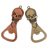 Deschizător de schelete Accesorii de bucătărie Breloc Deschizător de sticle de bere Retro cupru Skull Head Bar Instrument de bar