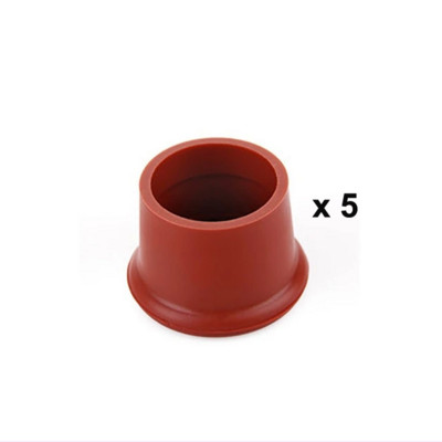 5 бр. Силиконова запушалка за вино, без течове, капачка за бутилка за вино, запазване на свежестта, уплътнители, бира, напитки, шампанско, капачки за аксесоари за барове