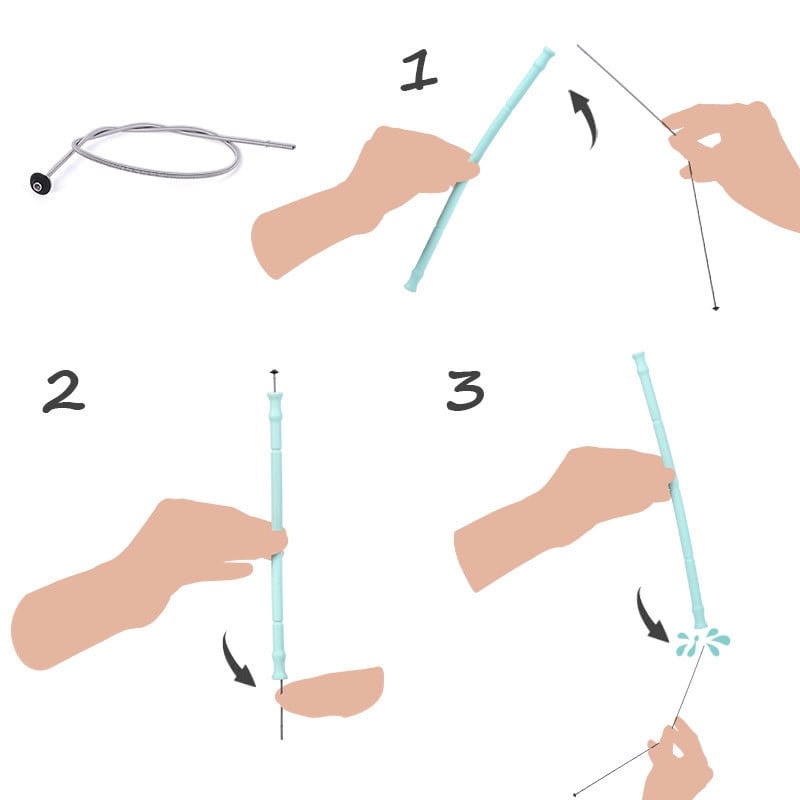 1 бр. Кафе за напитка Творчески сгъваем комплект права сламка PP кутия за съхранение Мини екологичен костюм Силиконова сламка може да се носи