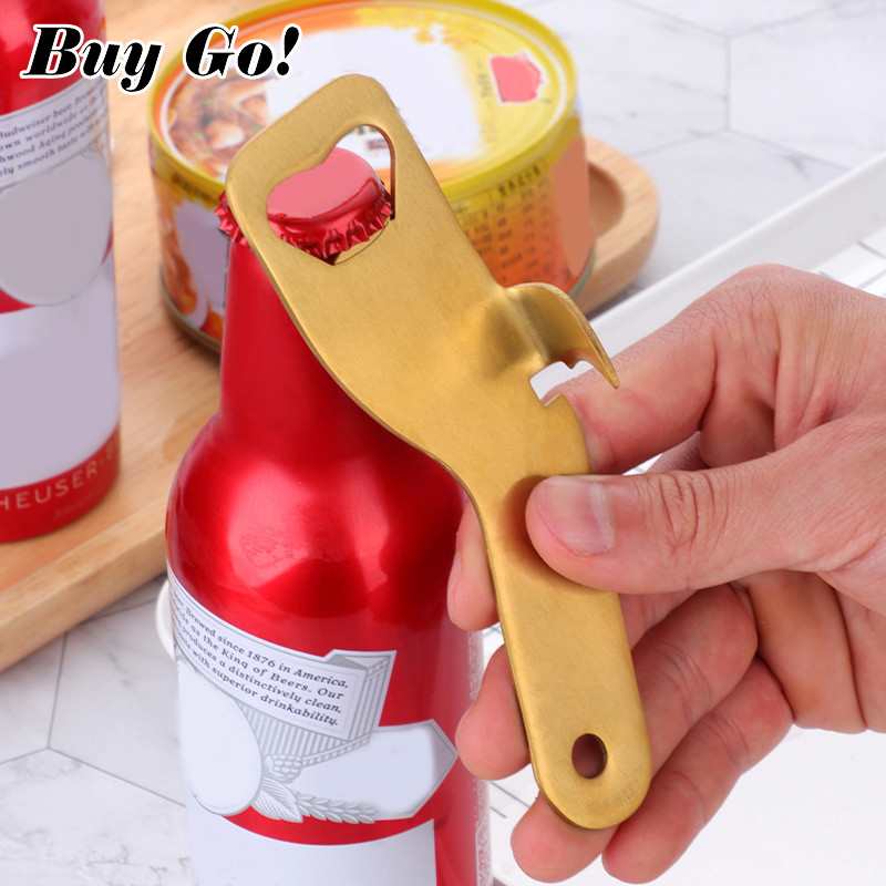 1PC Многофункционална отварачка за бутилки от неръждаема стомана от неръждаема стомана, отварачка за бутилки за буркан за бира, бар за вино, отварачка за консерви за коктейли, кухненски инструменти за домашно готвене