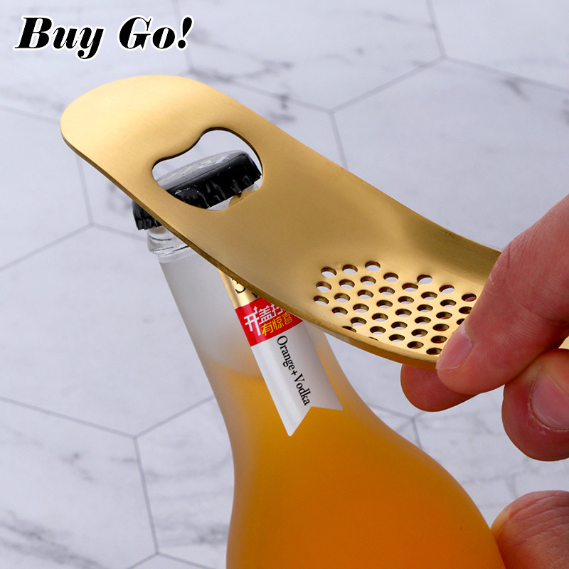 1PC Многофункционална отварачка за бутилки от неръждаема стомана от неръждаема стомана, отварачка за бутилки за буркан за бира, бар за вино, отварачка за консерви за коктейли, кухненски инструменти за домашно готвене