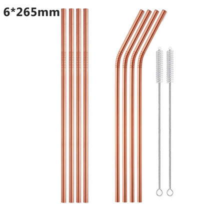 10,5-инчови сламки от неръждаема стомана 304 Метални сламки Екологични сламки за многократна употреба за чаши 30 Oz и 20 Oz Yeti Подходящи за съдомиялна машина