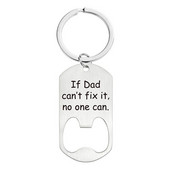 Tartó Üres kulcstartó és fém címke a KEY Chain sörösüveg kulcstartó nyitó számára Ajándék KEY Ring Carry Easy Bar Tool számára