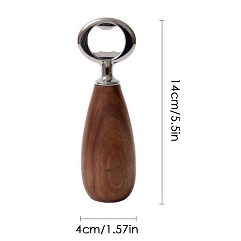 Дървена отварачка за бирени бутилки Отварачка за капачки с орехова дръжка Подаръци за младоженци Тирбушон за сватбени сувенири Предложение Прием