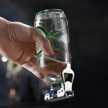 Метална отварачка за бутилки от неръждаема стомана Газирани напитки Капак за запазване на свежестта 2-в-1 отварачка за бутилки бира за бар парти аксесоари за бар