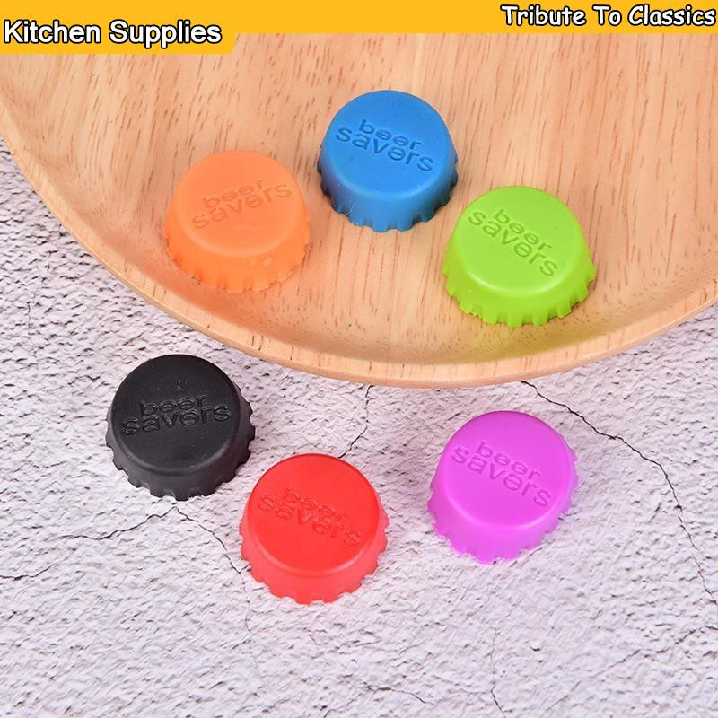 6/10 бр. Покритие за бира, капак за газирана напитка, капак за вино, запушалка за кухненски бар, мек силикон, нетоксични силиконови капачки за бутилки за многократна употреба