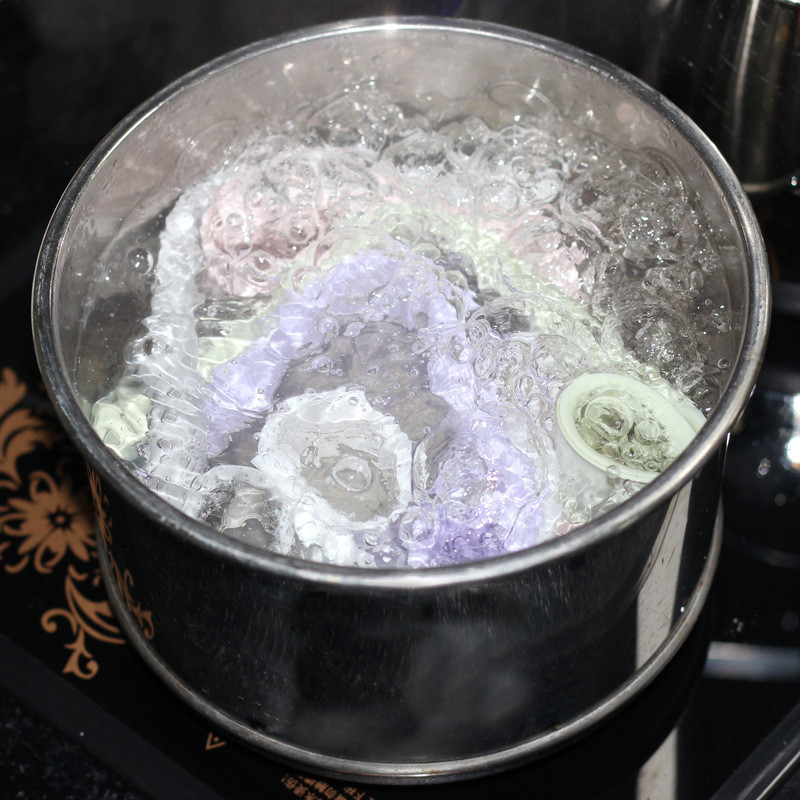 6 бр./компл. Силиконови сламки за многократна употреба, отворени с щракване