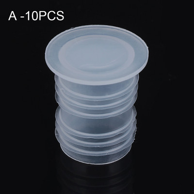 10 vnt/komplektas Vyno kamštis Ekologiškas plastikinis vyno butelių kamštelis, išlaiko šviežumą Vyno kištukas virtuvės baro įrankis