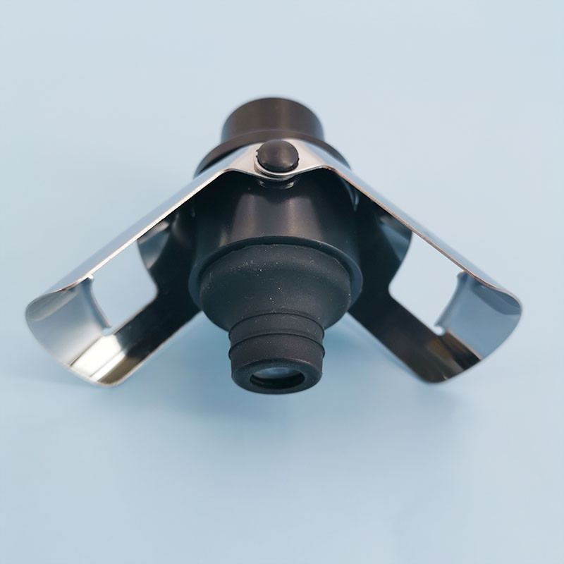 Dop de șampanie cu vid cu pompă de presiune Keep Fizz Bubbly, dopuri pentru sticle de vin spumant, Capace din silicon