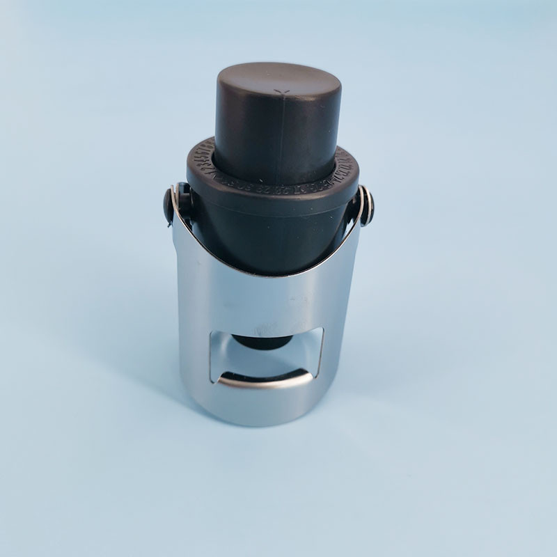 Dop de șampanie cu vid cu pompă de presiune Keep Fizz Bubbly, dopuri pentru sticle de vin spumant, Capace din silicon