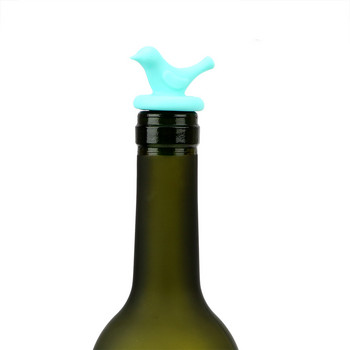 Family Bar Tools Creative Bird Design Πώμα κρασιού Πώμα συντήρησης μπουκαλιών Πώμα σιλικόνης 1 τεμ. Καπάκια μπουκαλιών